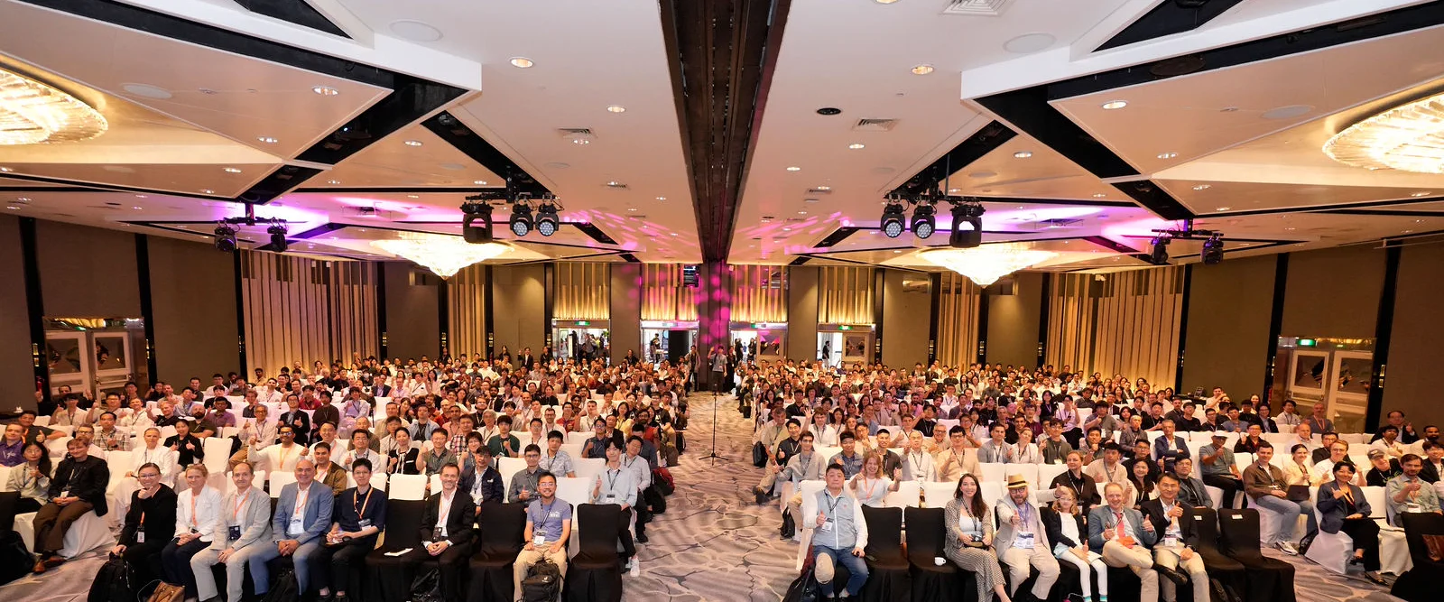 Full ballroom audience at the AI4X-Accelerate Conference 2026, seen from the stage